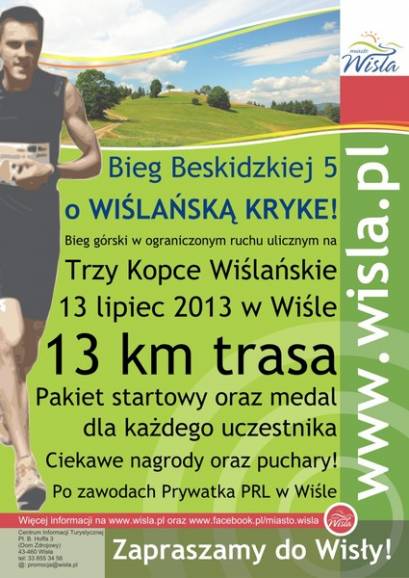 II Bieg Wiślański o Puchar Burmistrza Miasta Wisła. 